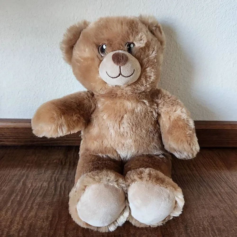 Build-A-Bear tan Brown soft stuffed animal plush toy excellent condition 14 inch